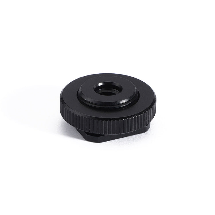 2 PCS Aluminum Hot Shoe Single Nut Screw 5/8 Male to M6 Female Adapter