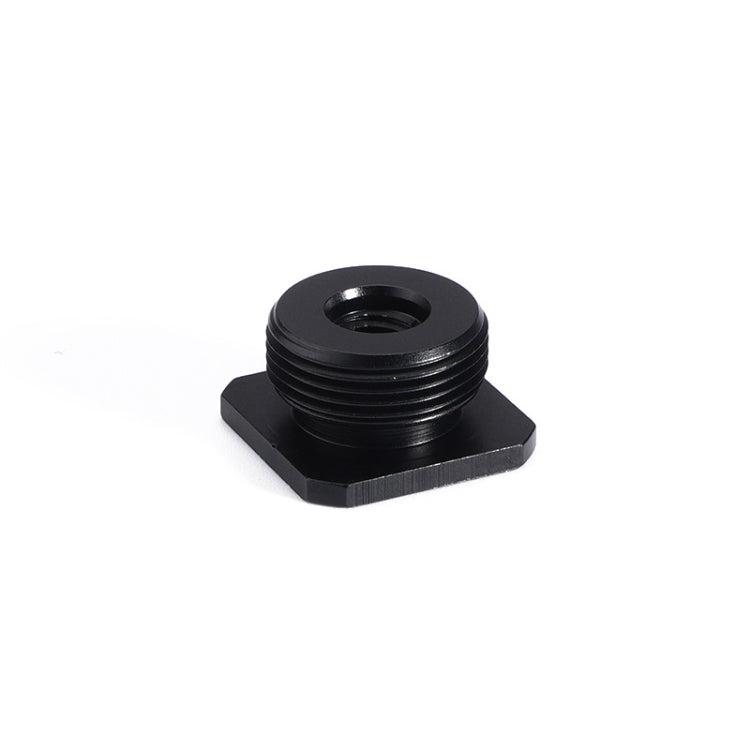 2 PCS Aluminum Hot Shoe Single Nut Screw 5/8 Male to M6 Female Adapter