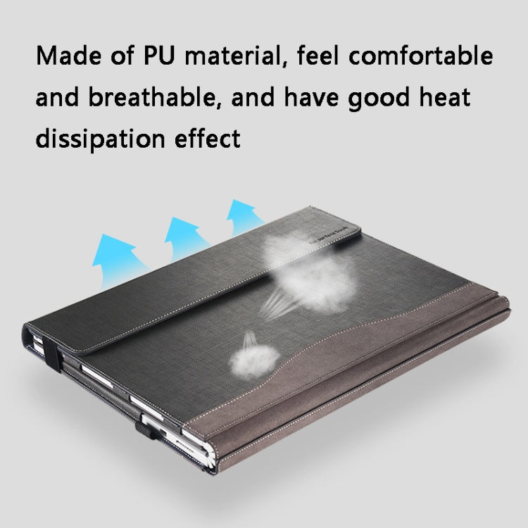 PU Leather Laptop Protective Sleeve For Microsoft Surface Book 2 15 inches