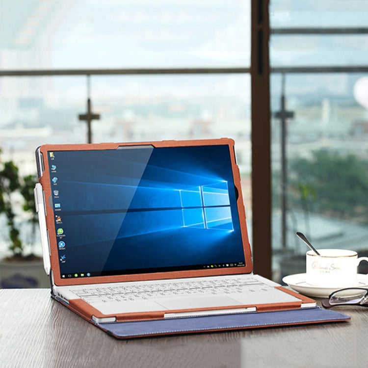 PU Leather Laptop Protective Sleeve For Microsoft Surface Book 3 13.5 inches