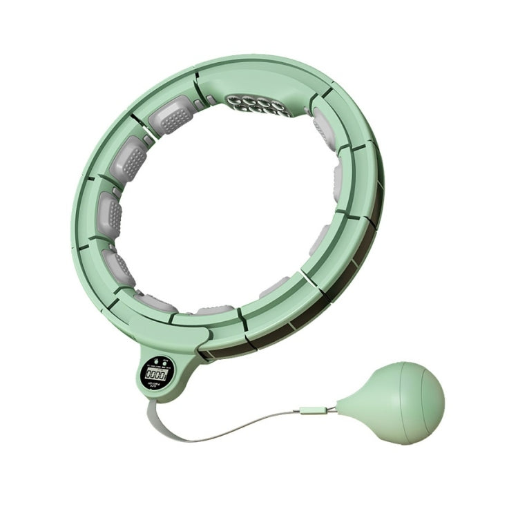 Intelligent Counting Magnetic Therapy Massage Fitness Ring +Silicone Pad, Within 180 Catties(Avocado Green)