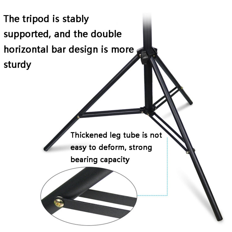 ZF0111 Live Floor Mobile Phone Holder, Style: 1.6m Stand+Phone Clip