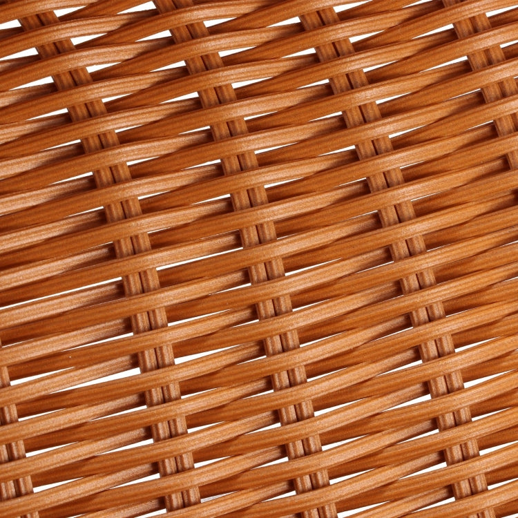 A1744 Rattan Basket Food Fruit Storage Basket Rectangular Fruit Plate, Size: Small