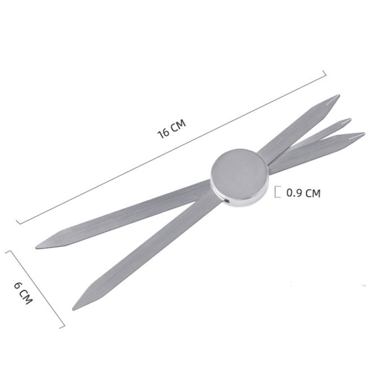 Three-point Positioning Tattoo Measuring Eyebrow Ruler