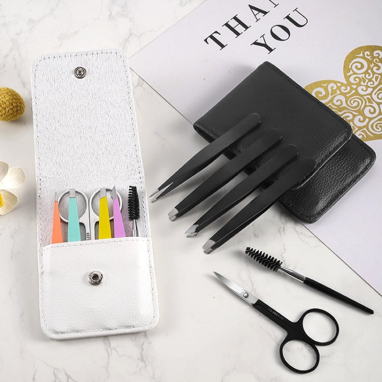 6-In-1 Stainless Steel Eyebrow Trimming Set