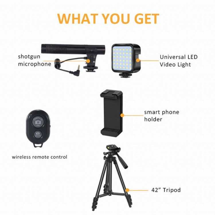 KIT-05LM Live Broadcast Video Shooting LED Light Tripod Kit