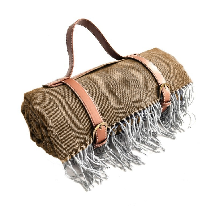 FWP Waterproof Thick Tassel Picnic Mat, Size: 200x150cm