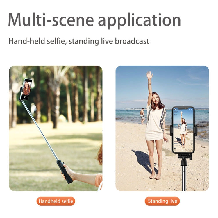CYKE Folding Telescopic Mobile Phone Broadcast Stand Tripod, Specification: A31-0.8m (Without Light)