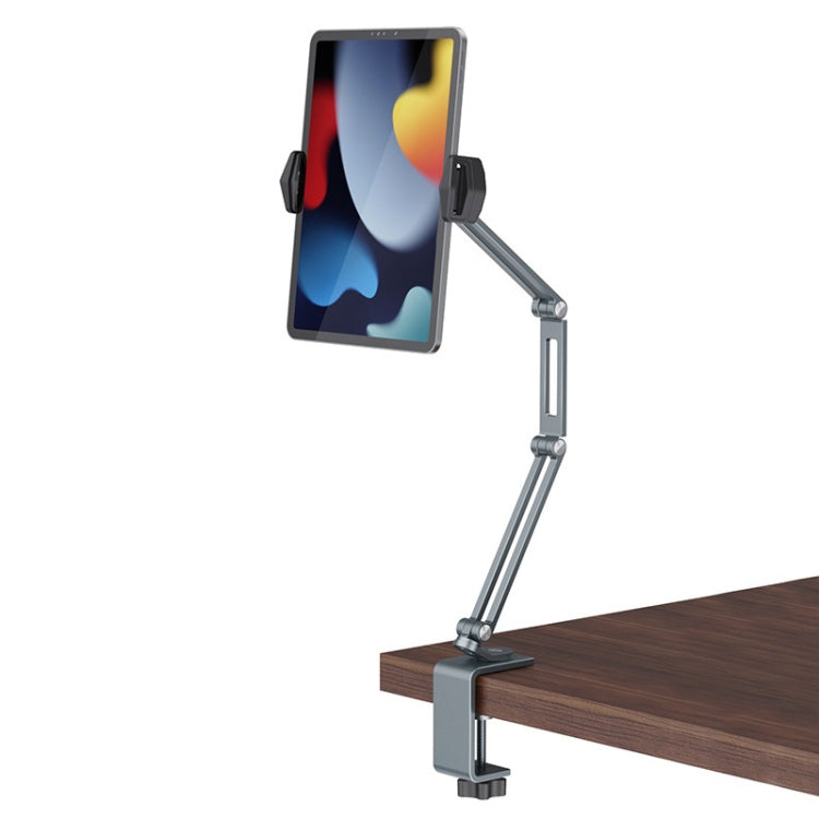 P60 Desktop Folding Mobile Phone Chuck Holder For 4-13 Inch Mobile Phone/Tablet