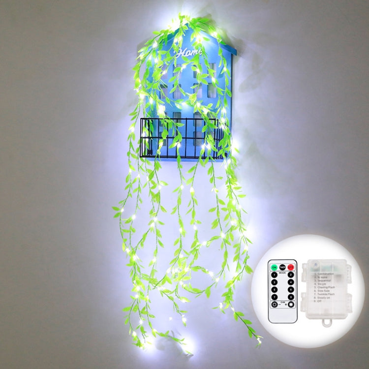 100 LEDs Simulation Planting Copper Wire Decorative Light, Spec:  Waterproof Battery Box+RC