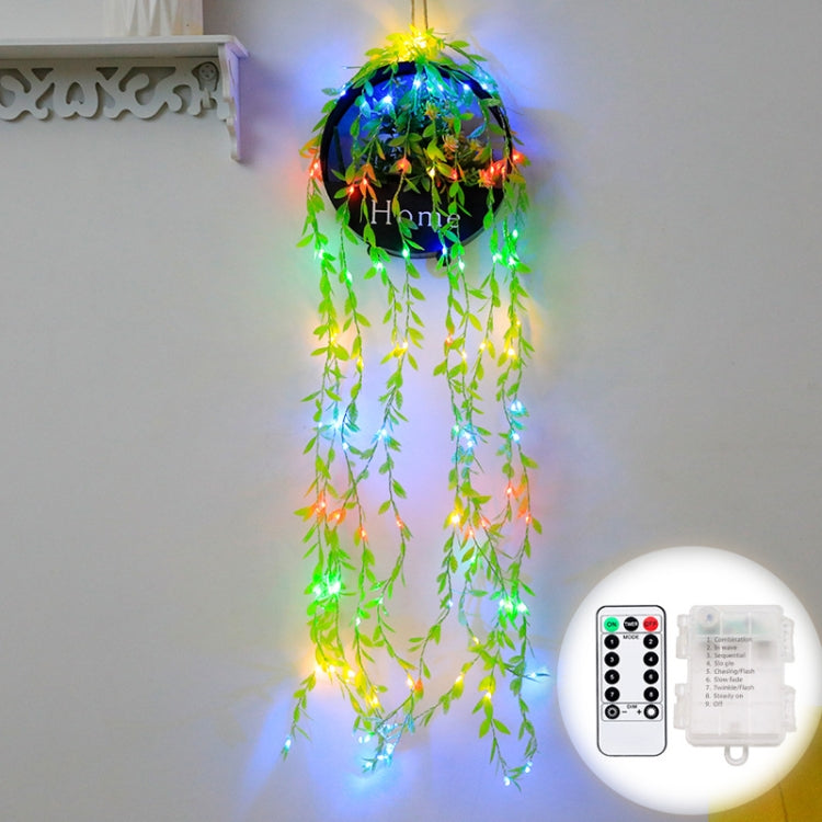 100 LEDs Simulation Planting Copper Wire Decorative Light, Spec:  Waterproof Battery Box+RC