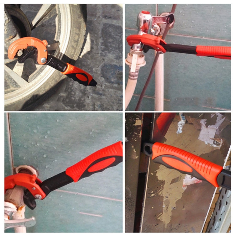 Quick Self-Locking Bathroom Wrench, Random Color Delivery, Specification:  14 Inch (30-60mm)