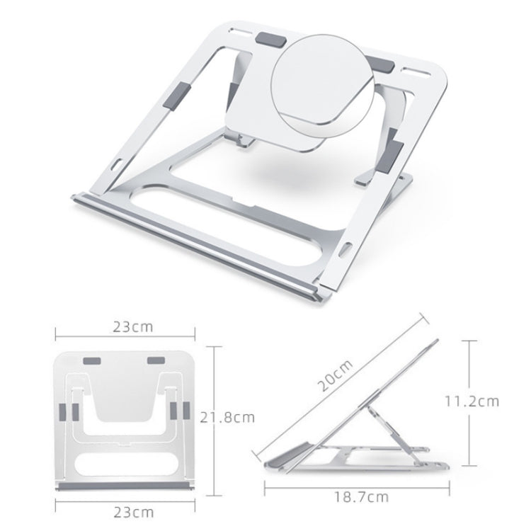 P3 Aluminum Alloy Portable Folding Laptop/Tablet Stand