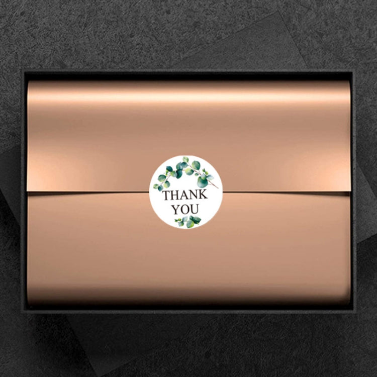 10 PCS Thank You Floral Seal Sticker Envelope Sticker Decoration, Size: 2.5cm / 1 inch