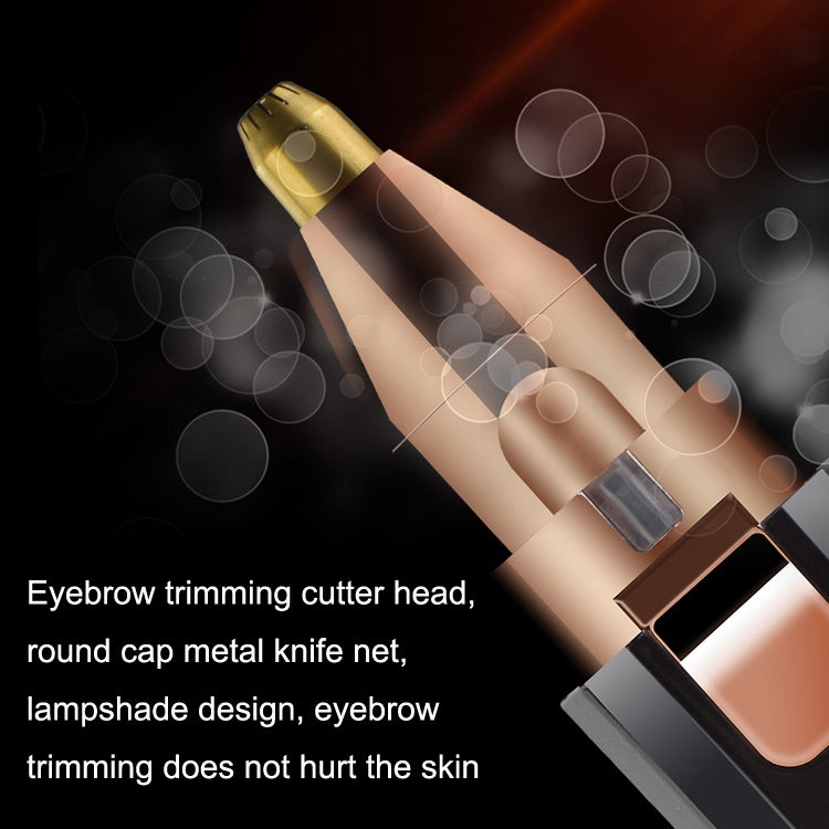 KJ-997 USB Ladies Shaver Face Mini Hair Removal Device(Black)