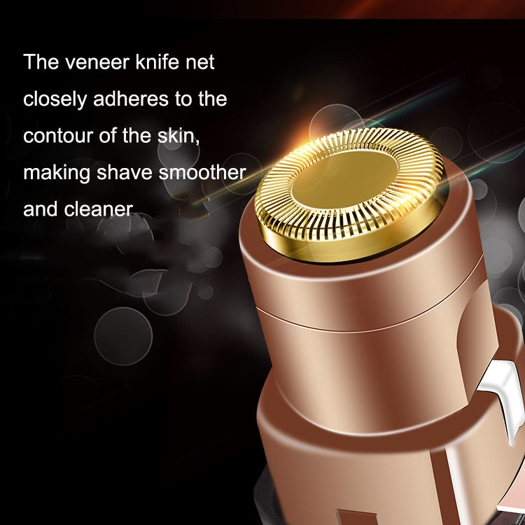 KJ-997 USB Ladies Shaver Face Mini Hair Removal Device(Black)
