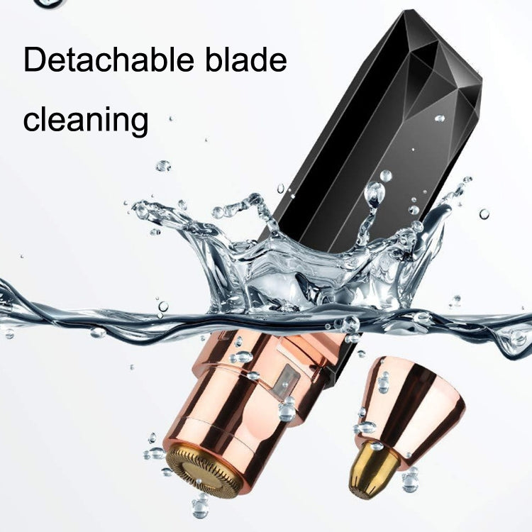 KJ-997 USB Ladies Shaver Face Mini Hair Removal Device(Black)