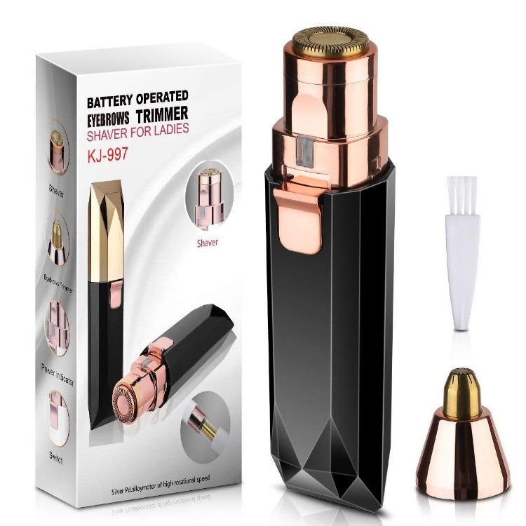 KJ-997 USB Ladies Shaver Face Mini Hair Removal Device(Black)