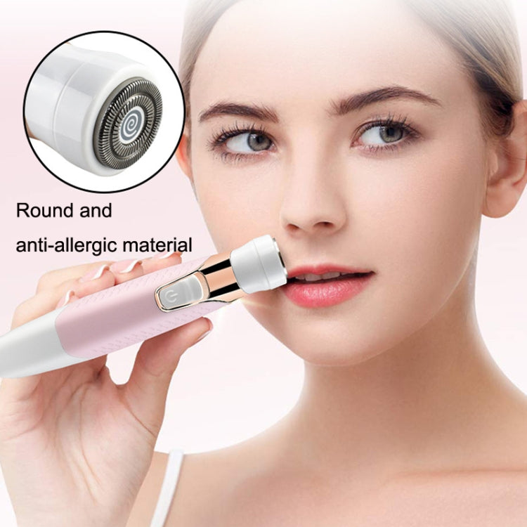 XD-850A USB Nose Hair Trimmer Shaver(Pink White)