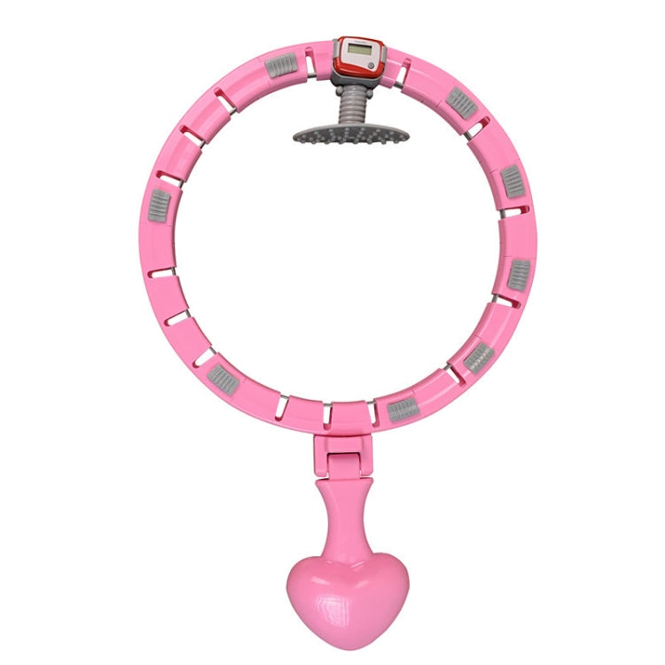 Smart Counting Adjustable Fitness Circles with Heart-shaped Weighting Block