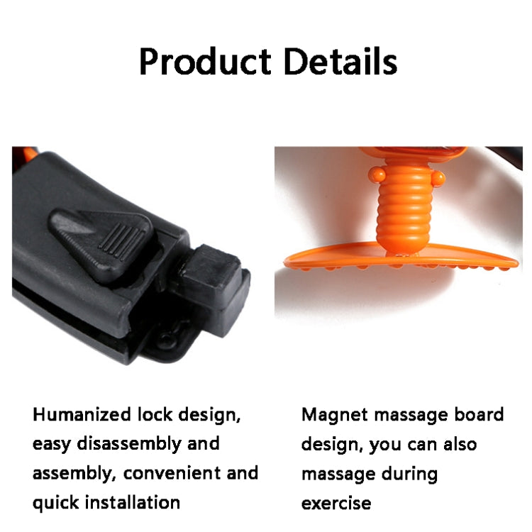 Smart Counting Adjustable Fitness Circles with Heart-shaped Weighting Block