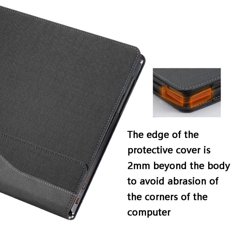 13.9 inch PU Leather Laptop Protective Cover For Lenovo Yoga 5 Pro /  Yoga 910