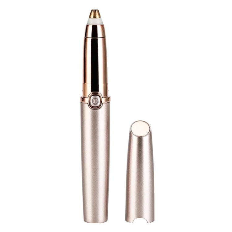 2 In 1 Eyebrow Trimmer Electric Shaver, Shape: Battery Style