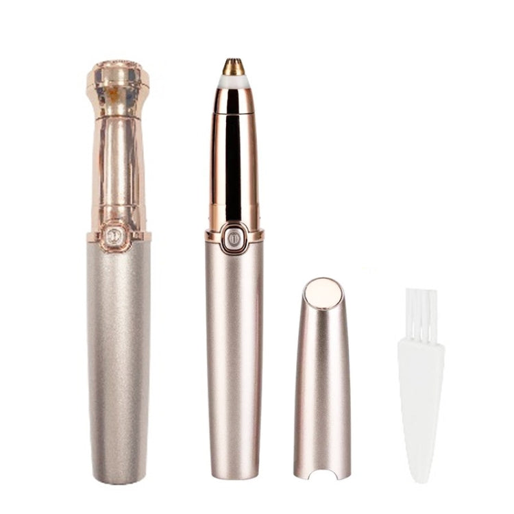 2 In 1 Eyebrow Trimmer Electric Shaver, Shape: Battery Style