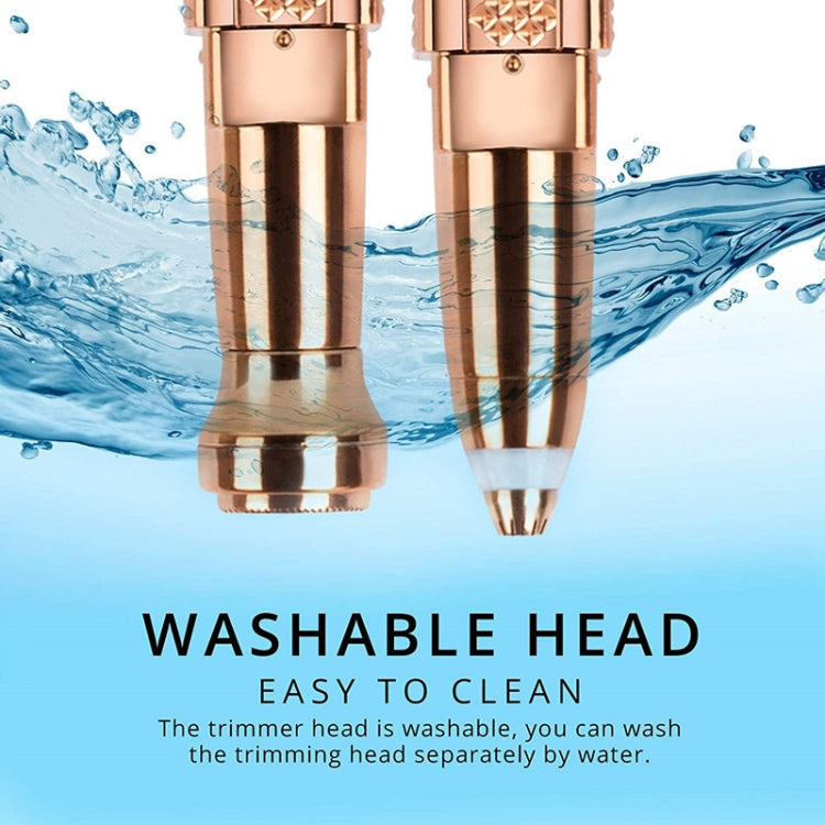 2 In 1 Eyebrow Trimmer Electric Shaver, Shape: Battery Style
