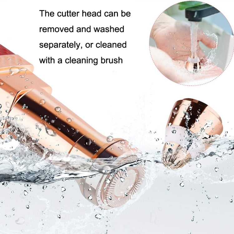 2 In 1 Eyebrow Trimmer Electric Shaver, Shape: Battery Style