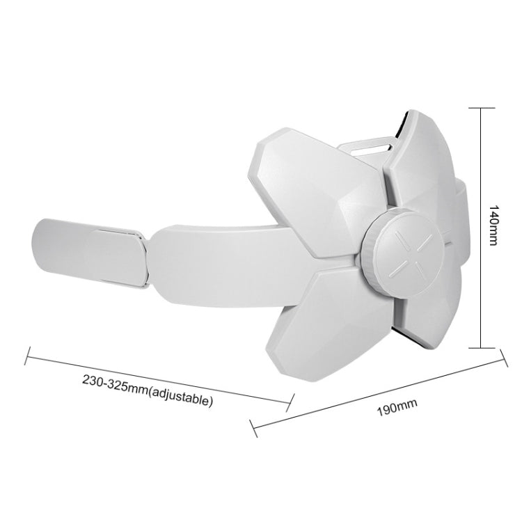 2 PCS GS137 Adjustable Headband  For Oculus Quest 2(White)
