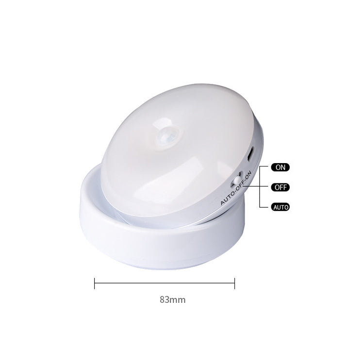 DMK-6PL Kitchen Cabinet Body Infrared Sensing Lamp, Style: Rotate Charging