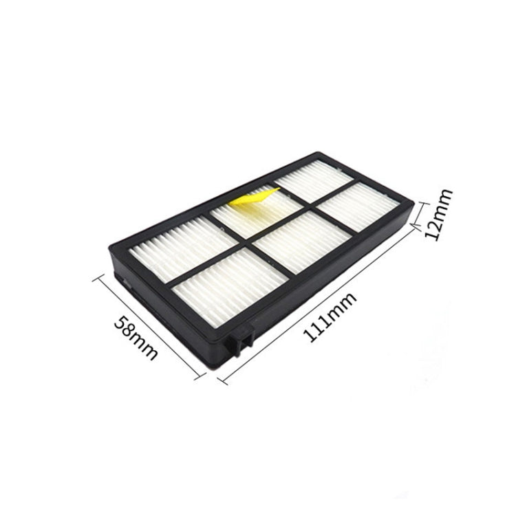 5 PCS Filter XR319 Sweeping Robot Accessories For IRobot 8 Series / 9 Series