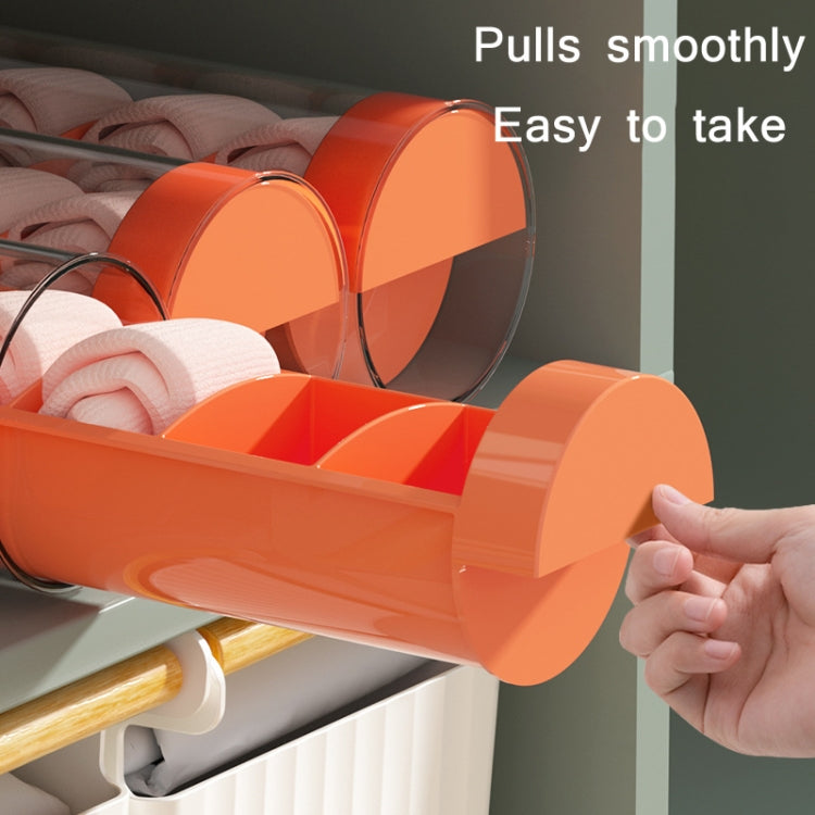 Cylindrical Type Socks Panties Dustproof Storage Box