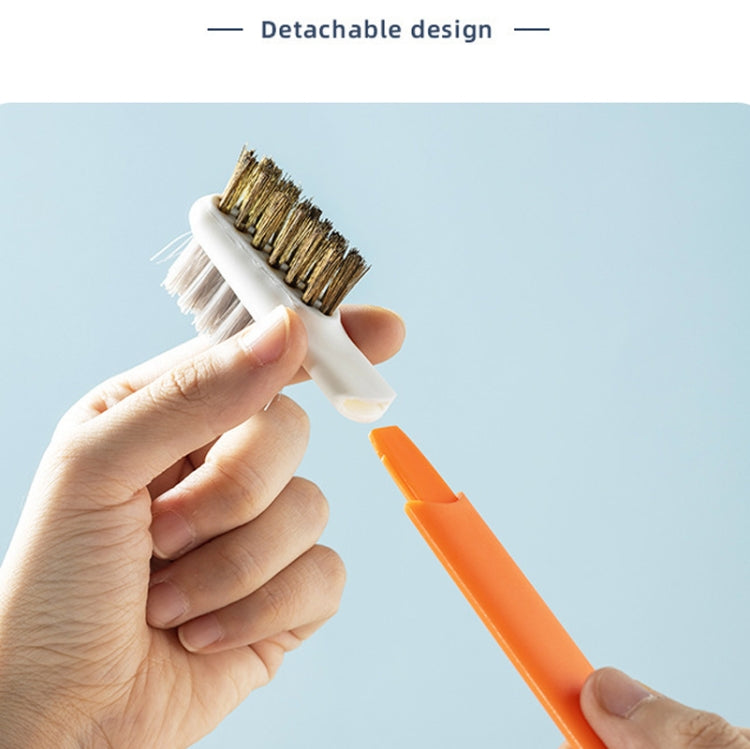 3 PCS Multifunctional Gas Stove Cleaning Brush And Rust Removing Wire Brush(Random Color Delivery)