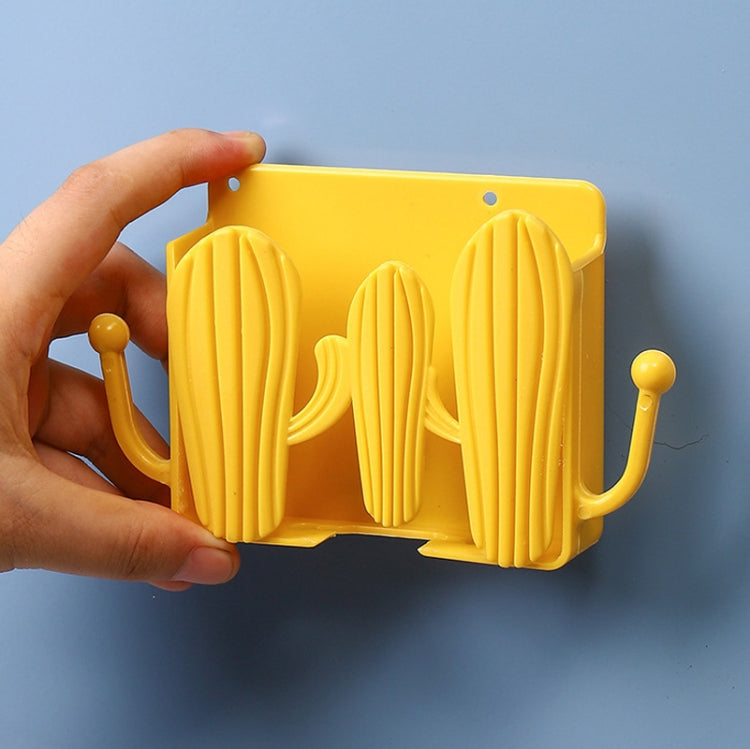 10 PCS Cactus Wall-Mounted Bedside Mobile Phone Charging Stand Bracket, Random Color Delivery