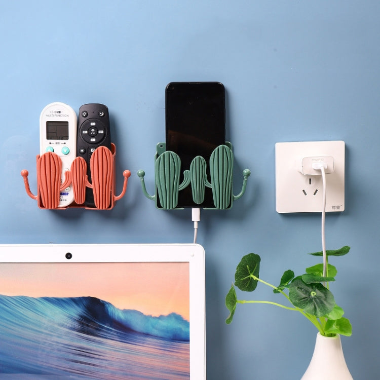 10 PCS Cactus Wall-Mounted Bedside Mobile Phone Charging Stand Bracket, Random Color Delivery