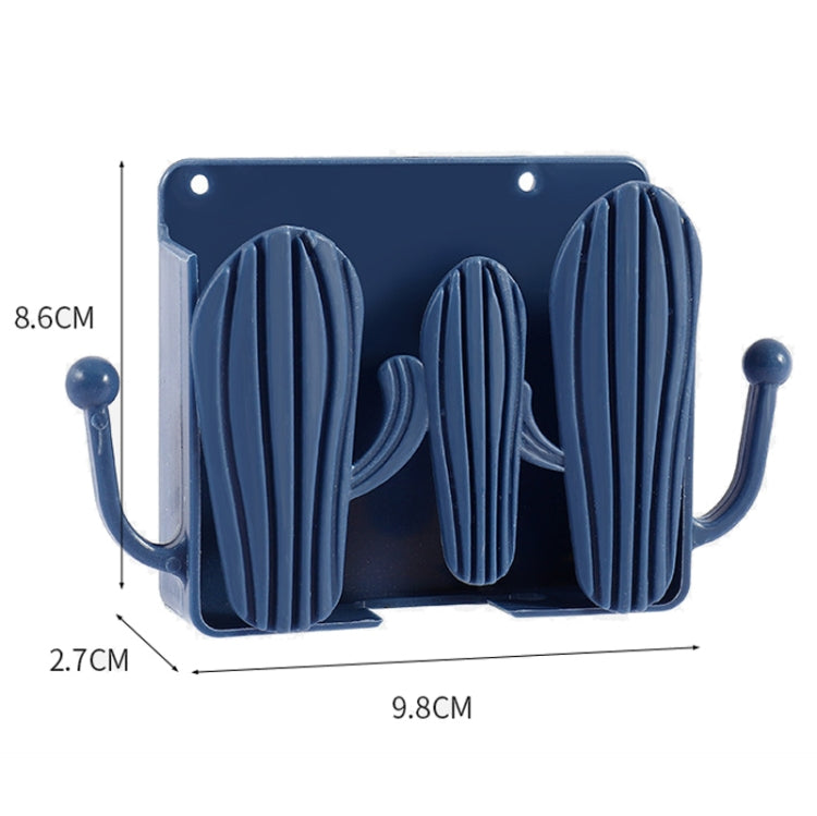 10 PCS Cactus Wall-Mounted Bedside Mobile Phone Charging Stand Bracket, Random Color Delivery