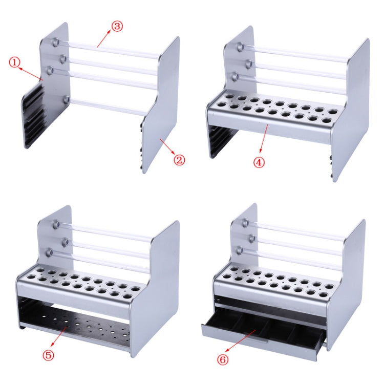 Multi-Function Maintenance Tool Storage Box Element Sorting Storage Rack