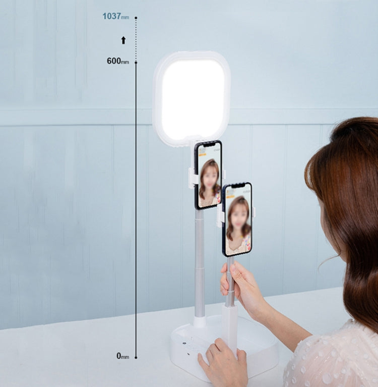 V8 Dual-Camera 360-Degree Rotating Light-Filling Live Stand, Spec: Holder