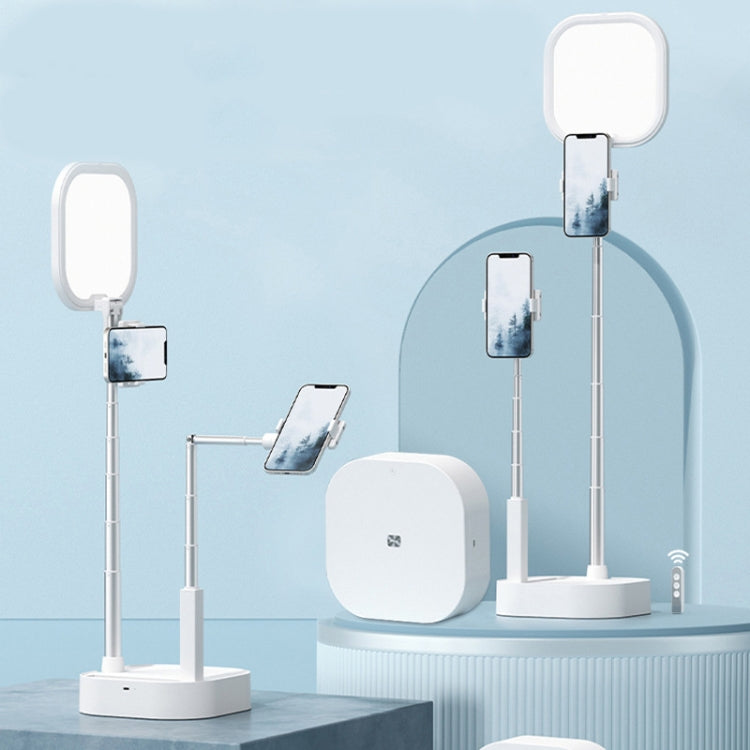 V8 Dual-Camera 360-Degree Rotating Light-Filling Live Stand, Spec: Holder + Storage Bag