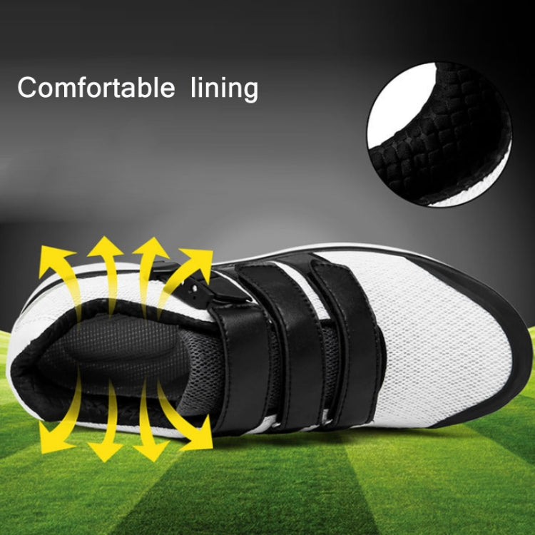 F164 Men Breathable Mesh Comfortable Golf Sneakers, Size: 39(White)