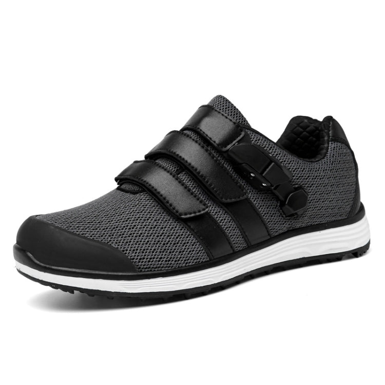 F164 Men Breathable Mesh Comfortable Golf Sneakers, Size: 42