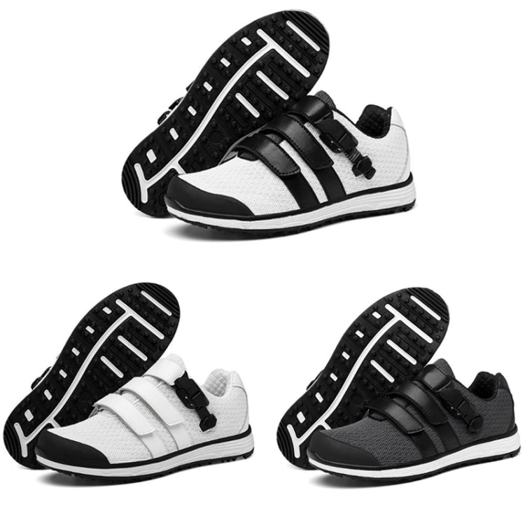 F164 Men Breathable Mesh Comfortable Golf Sneakers, Size: 42