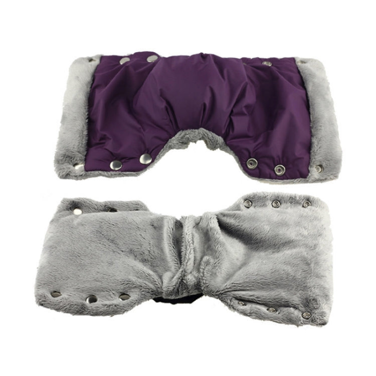 Baby Stroller Armrest Waterproof Warm Gloves