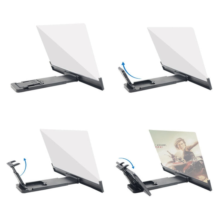 L3 12 Inch HD Mobile Phone Screen Amplifier(Black)