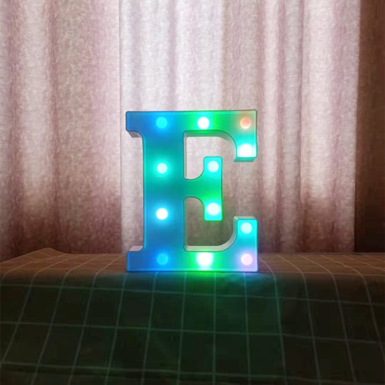 22cm Colorful Slow Flashing 26 Letters Numbers Decorative Light