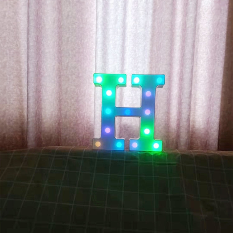 22cm Colorful Slow Flashing 26 Letters Numbers Decorative Light