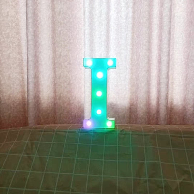 22cm Colorful Slow Flashing 26 Letters Numbers Decorative Light