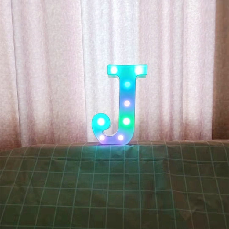 22cm Colorful Slow Flashing 26 Letters Numbers Decorative Light